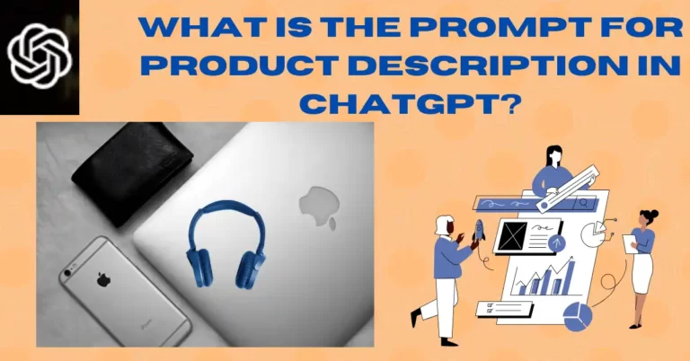 What is the Prompt for Product Description in ChatGPT?